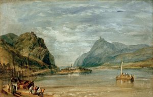 ローランセック、ノンネンヴェルト、ドラヘンフェルス 作： Joseph Mallord William Turner