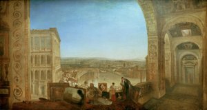 ローマ、バチカン出身。ラフォルナーリを伴うラファエル 作： Joseph Mallord William Turner