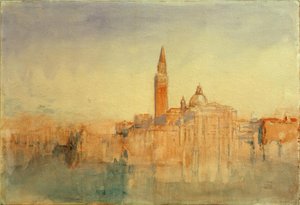 ホテルエウロパのサンジョルジョマッジョーレの夕暮れ 作： Joseph Mallord William Turner
