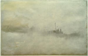 嵐の中の船（？） 作： Joseph Mallord William Turner