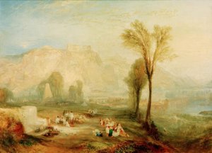 名誉の明るい石（エレンブライトシュタイン）の墓 作： Joseph Mallord William Turner