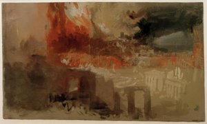 ローマのバーニング 作： Joseph Mallord William Turner