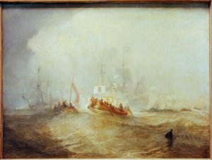 オレンジの王子、ウィリアム3世。 11月、トーベイに上陸 作： Joseph Mallord William Turner