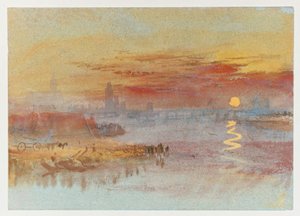 緋色の夕日 作： Joseph Mallord William Turner