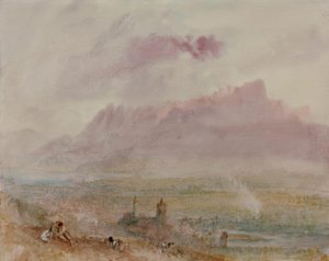 トゥーン湖の町 作： Joseph Mallord William Turner