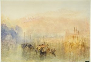 ヴェネツィア、大運河の入り口 作： Joseph Mallord William Turner