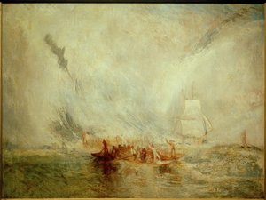 捕鯨者 作： Joseph Mallord William Turner