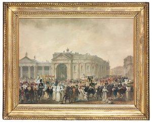 ダブリンのカレッジグリーンにあるジョージ4世 作： William Turner de Lond