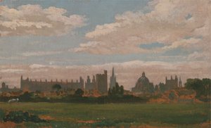 オックスフォードの眺め 作： William Turner of Oxford