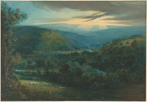 デヴォンの谷の夜明け 作： William Turner of Oxford