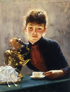 紅茶1杯、 作： William Verplanck Birney