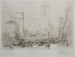 ニューヨーク市：42丁目 作： William Walcot