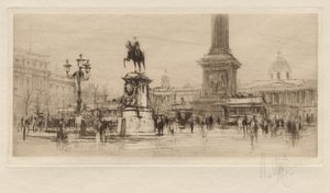 トラファルガー広場 作： William Walcot