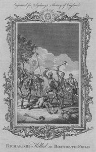 リチャード3世は1773年にボスワースフィールドで殺害されました。 作： William Walker