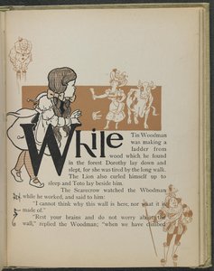 オズの魔法使い」（ライマン・フランク・ボーム作）の挿絵 作： William Wallace Denslow