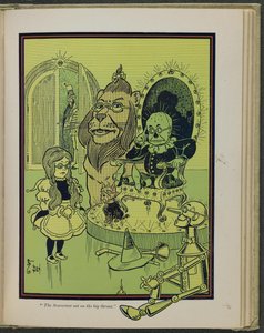 オズの魔法使い」（ライマン・フランク・ボーム作）の挿絵 作： William Wallace Denslow