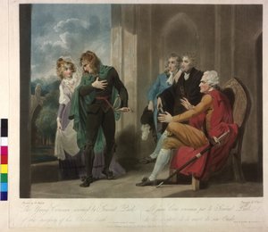 パオリ将軍は、叔父の死の必要性を若いコルシカ人に確信させた。 作： William Ward