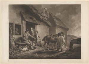 9 月 1 日夕方 作： William Ward after George Morland