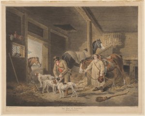 9 月 1 日、朝 作： William Ward after George Morland