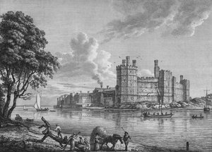 カナーボン城、1778 作： William Watts