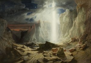 荒野を通過するイスラエル人 作： William West