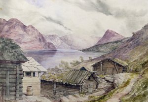 ロムスダールフィヨルド、1850 作： William West