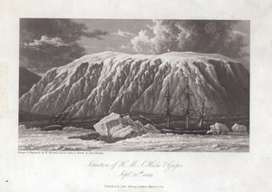 HMSヘクラとグリッパーの状況 作： William Westall