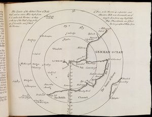 イングランド南東部の地図 作： William Whiston