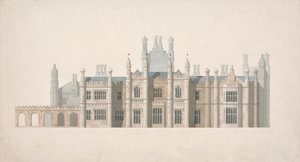 ケンブリッジ カレッジの設計案の昇格 作： William Wilkins