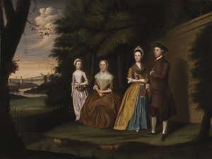 ワイリー家、1771年。 作： William Williams