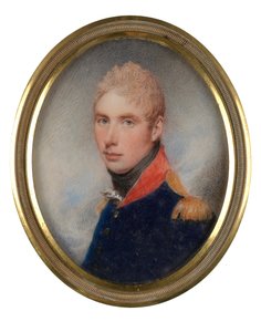 1809年5月、英国王室騎兵隊、ウィリアム・ターウィット＝ドレイク大尉（後に中佐）（1785-1848）（象牙に細密画