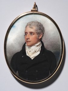 サンドフォードピーコックの肖像、1801年。 作： William Wood