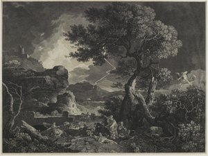 ニオベの子供たちの破壊、1761 作： William Woollett
