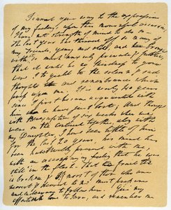 1834年7月29日、サミュエルテイラーコールリッジの死に関するウィリアムワーズワースからの手紙。