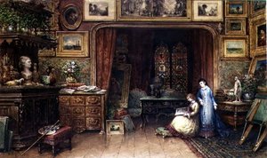 アーティストのスタジオ 作： William Wyld