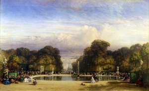 パリのチュイルリー公園 作： William Wyld
