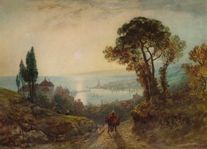 港の眺め、c1859、1938 作： William Wyld