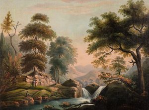 Near Dalyminy, スリン, 北ウェールズ 作： William Young