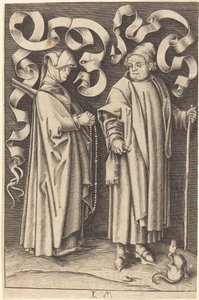 教会員 作： William Young Ottley after Israhel van Meckenem
