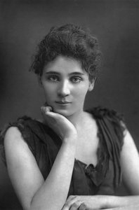エリザベスロビンス1862〜1952年、アメリカの女優、脚本家、小説家、サフラゲット、1893年。 作： William and Daniel Downey