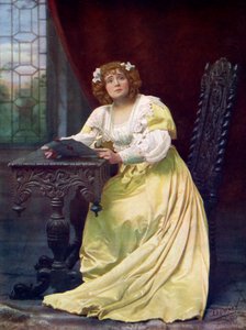 エヴァ・ムーア1870-1955、イギリスの女優、1899-1900。 作： William and Daniel Downey