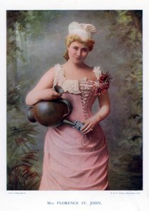 フローレンスセントジョン、イギリスの女優、歌手、1901年。 作： William and Daniel Downey