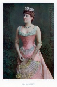 リリーラングトリー、イギリスの女優、1901年。 作： William and Daniel Downey