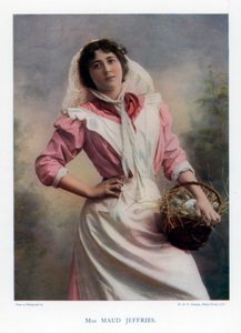 モードジェフリーズ、アメリカの女優、1901年。 作： William and Daniel Downey