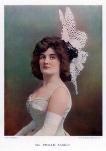 フィリスランキン、アメリカの女優、1901年。 作： William and Daniel Downey