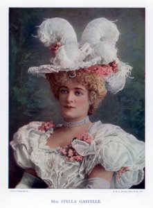 ステラガステル、女優、1901年。 作： William and Daniel Downey