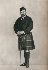 ハイランド衣装のプリンスオブウェールズ、c1886 1910 作： William and Daniel Downey
