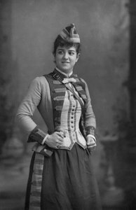 Zelie de Lussan 1861-1949、アメリカのメゾソプラノ、1893年。