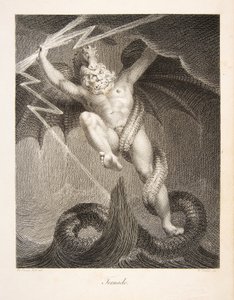 1795年に出版された「トルネード」(彫刻) 作： William and Fuseli Henry Blake