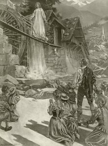 La Sonnambula、Act IIIシーンII（グラビア） 作： William de Leftwich Dodge